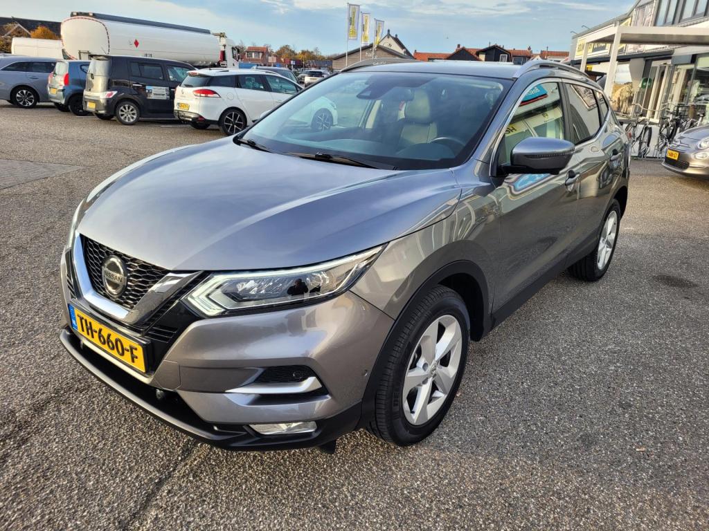 Nissan Qashqai 1.2 tekna automaat panoramadak 360 camera navi. leder. led.