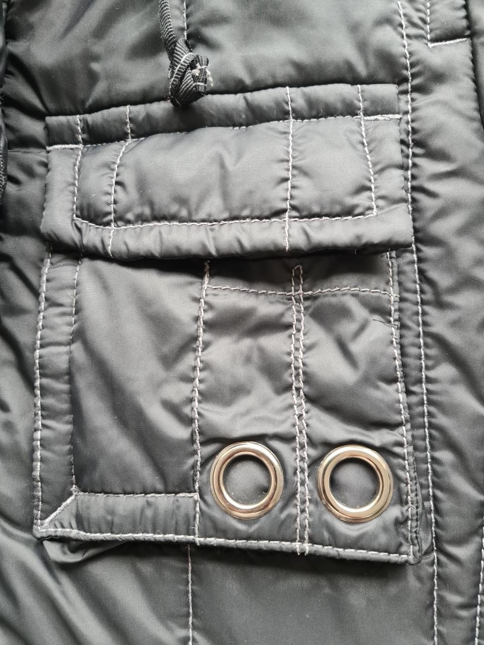 Zwarte gewateerde dikke puffer jas met capuchon van Fishbone  Maat XXL