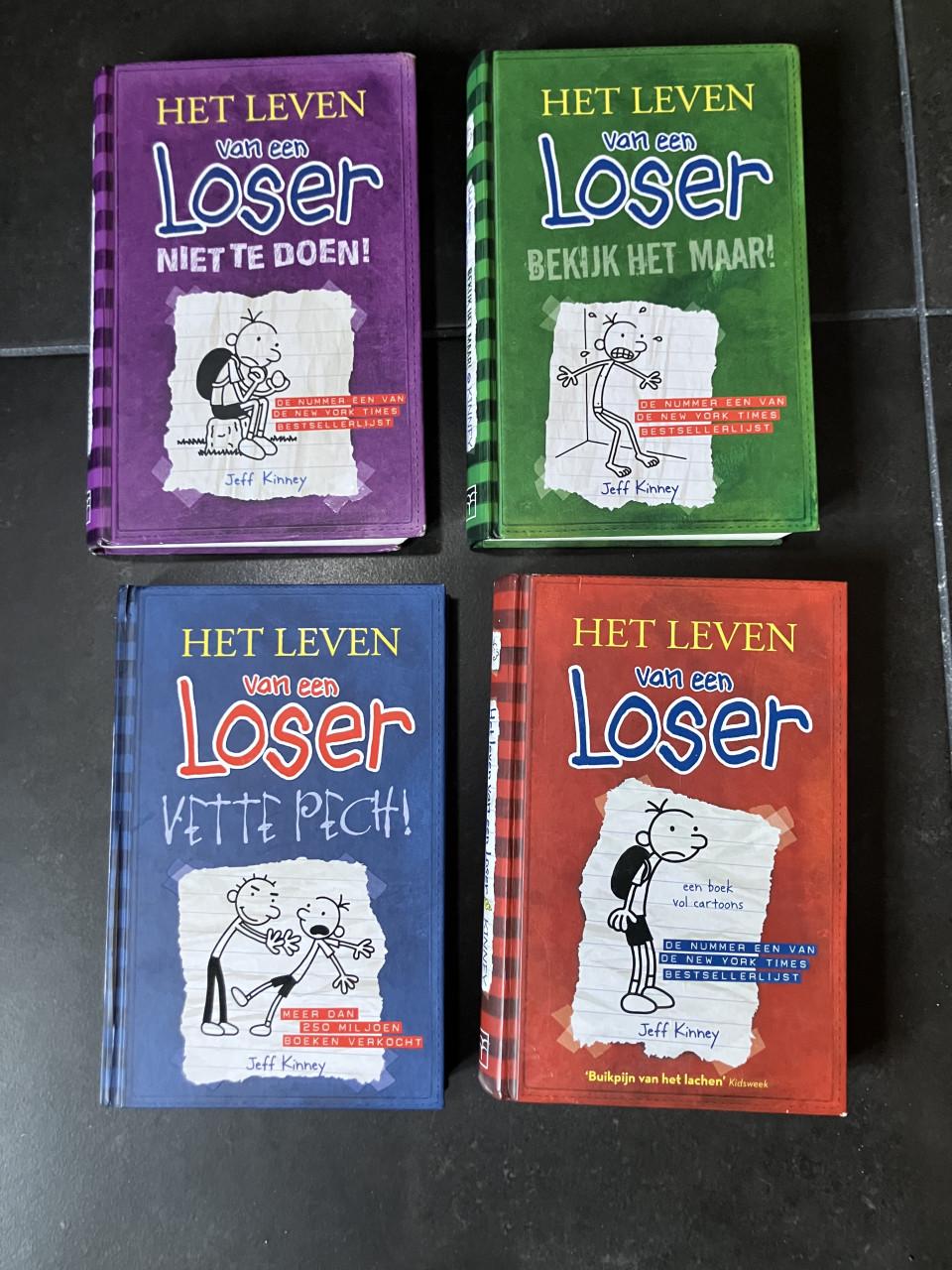Koopje: 4 boeken Leven van een Loser voor maar 10 euro