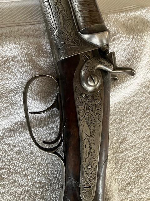 Antiek vrijgesteld Jachtgeweer uit 1850