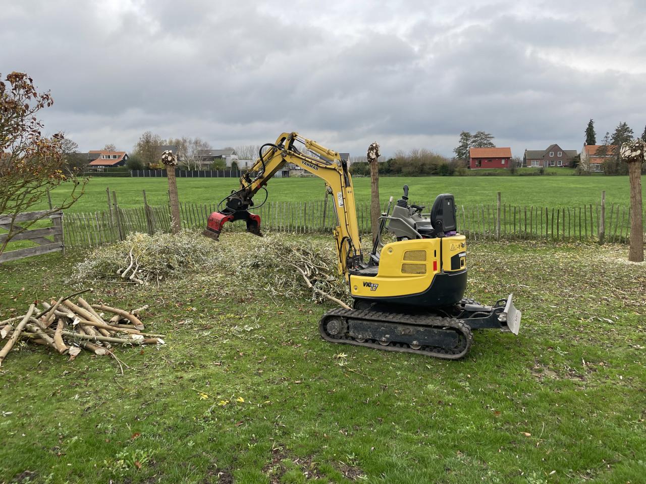 Minigraver werkzaamheden