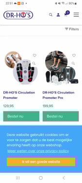 Dr.HOS Circulation Promoter- In zeer goed staat en par keer gebruikt