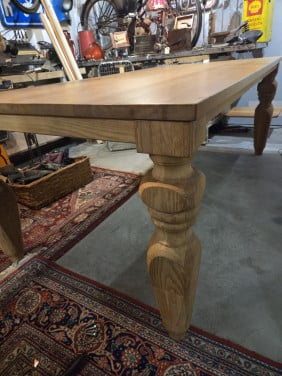 Massief eiken tafel
