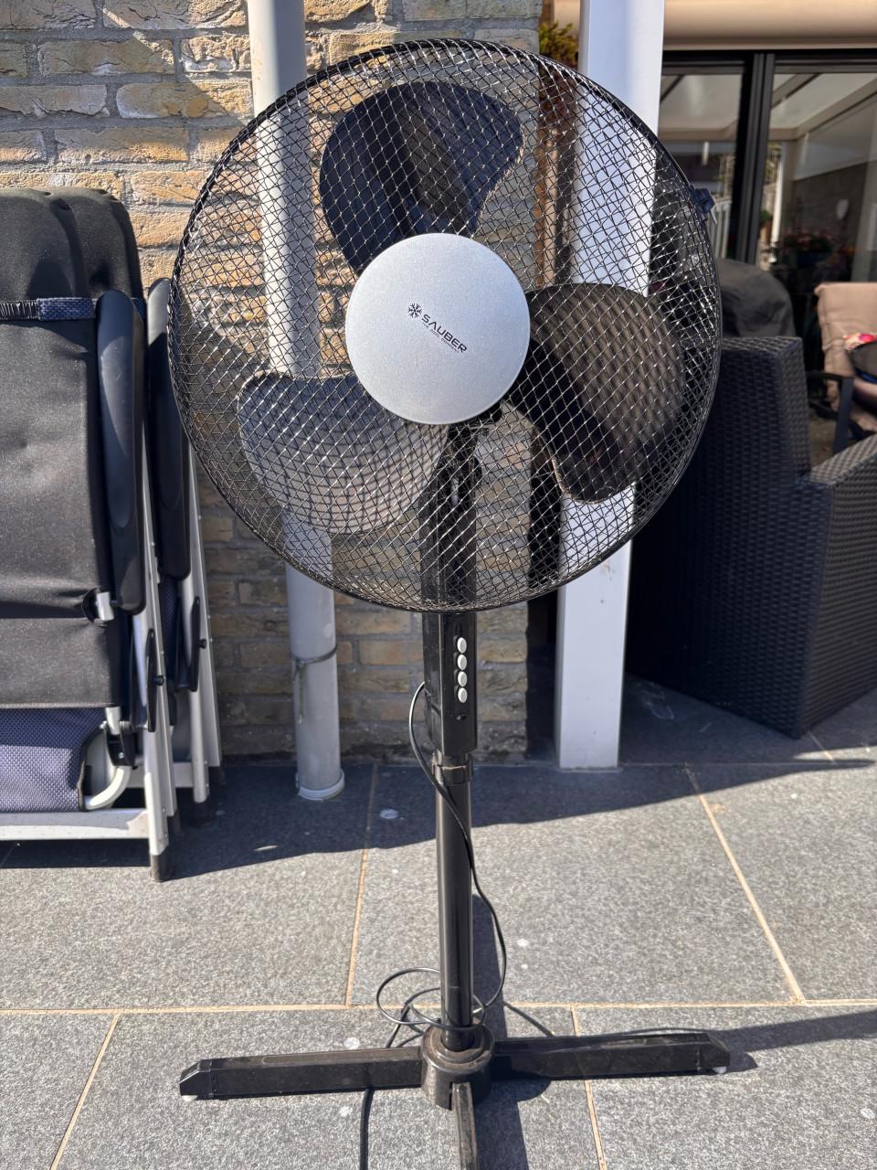 Ventilator op standaard