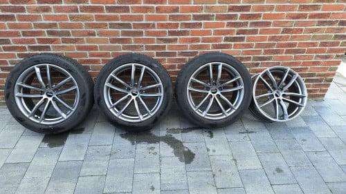 4 velgen BMW + 3 banden