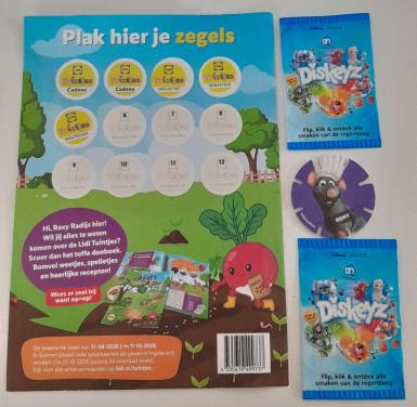3 Diskeyz en 3 tuinzegels