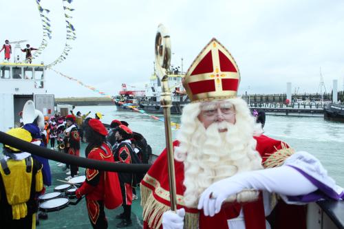 Sinterklaas voor een huisbezoek