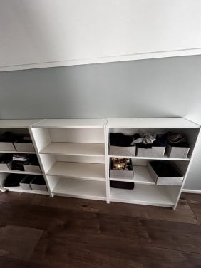 4 witte lage Billy kasten van IKEA. Samen voor 40 euro!