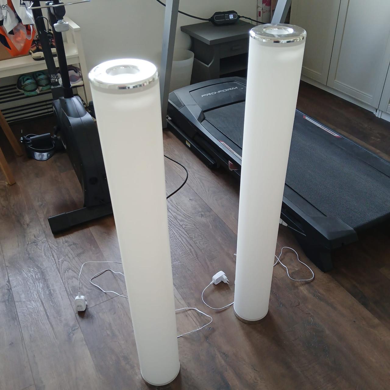 2 LED lampen 103x13 cm