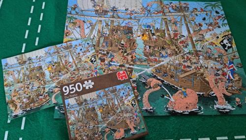 Legpuzzel van 950 stukjes.