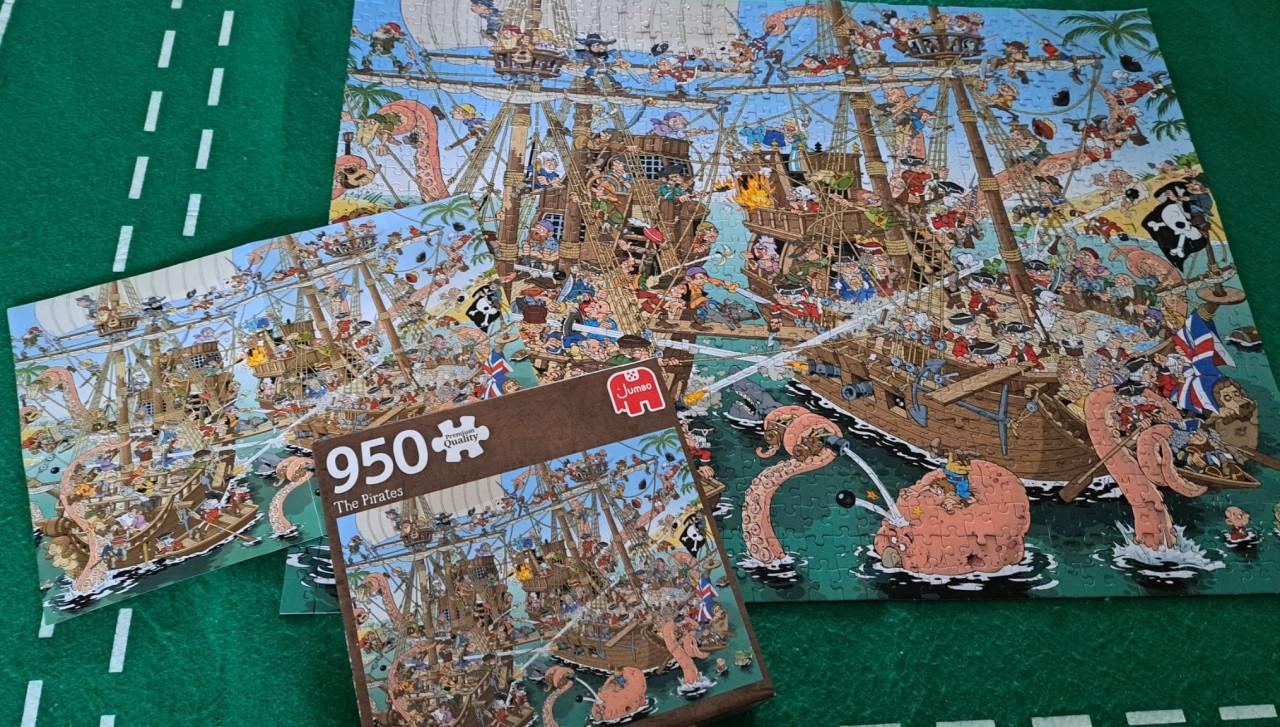 Legpuzzel van 950 stukjes.