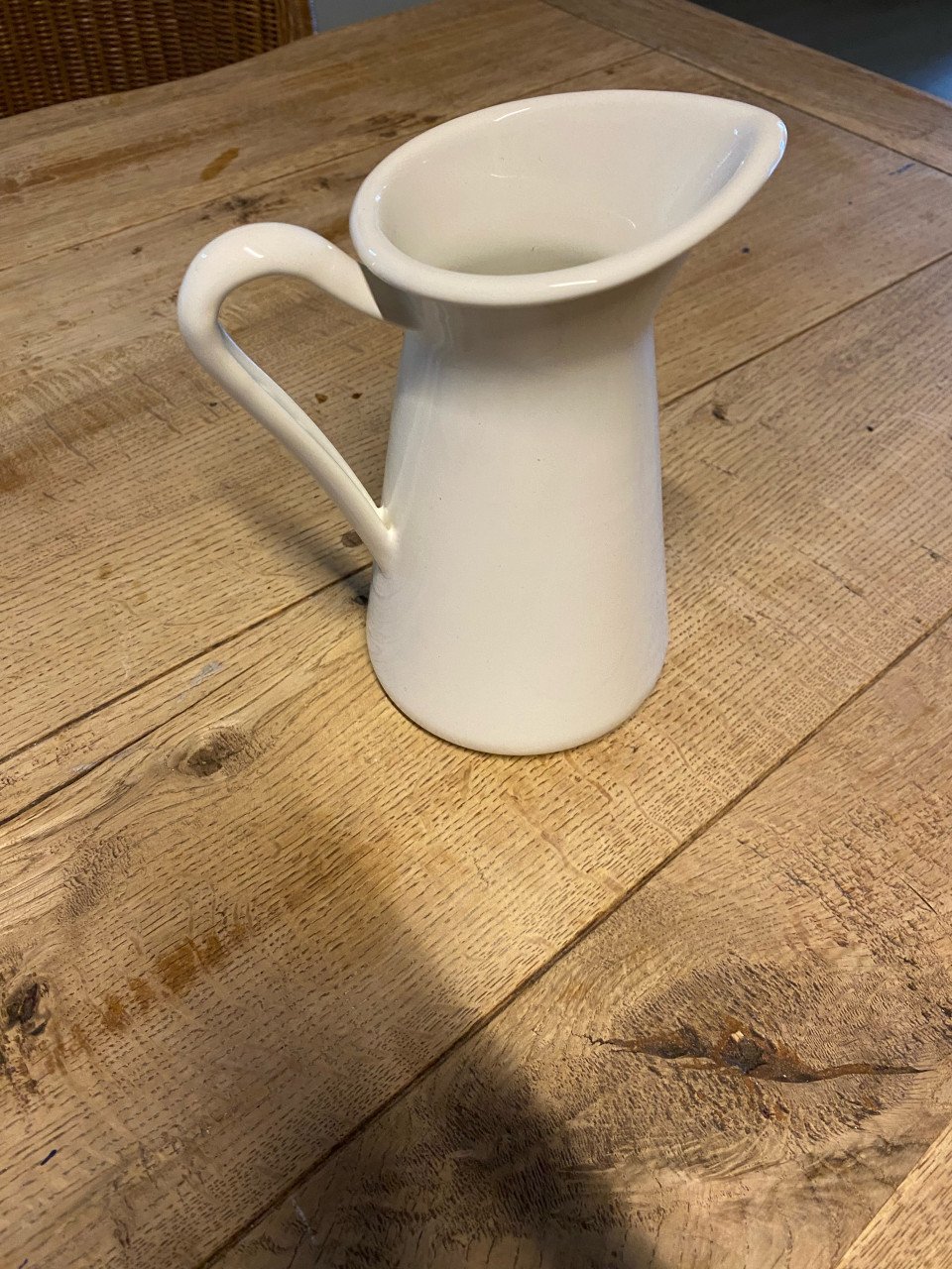 Set van drie metalen kannen