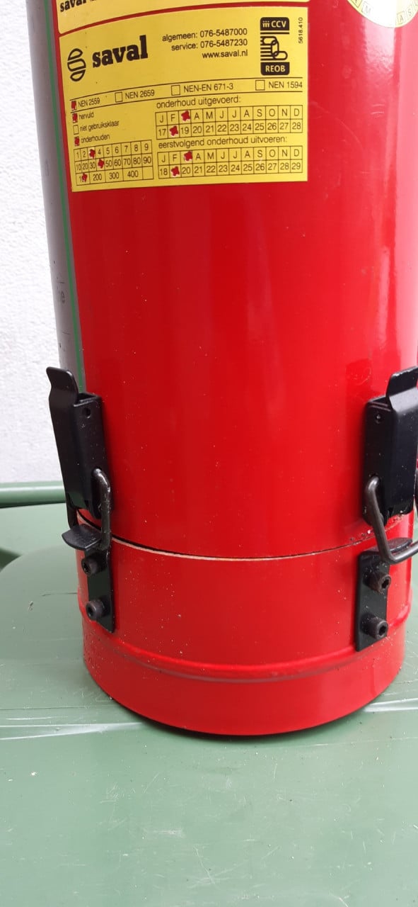 Brandblusser als Ideeënbus, enquettebus, suprise enz.