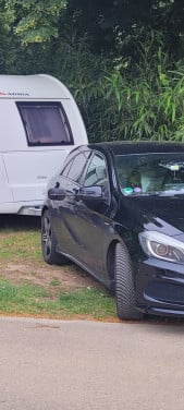 Caravanspiegels voor Mercedes vierkante spiegel.