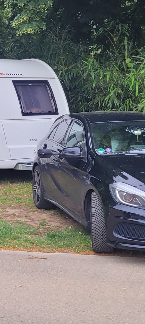 Caravanspiegels voor Mercedes vierkante spiegel.