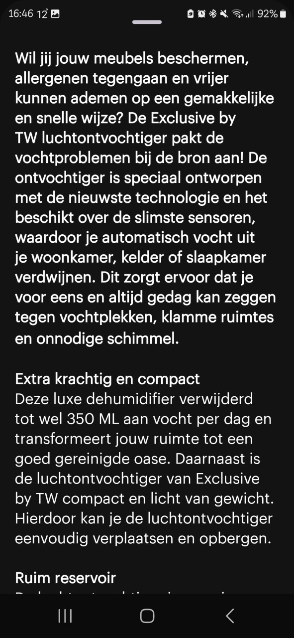 2 luchtontvochtigers