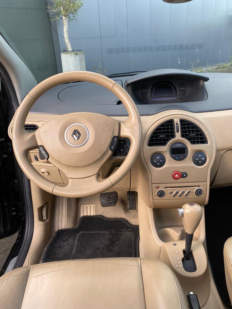 Renault Modus 1.6 16V AUT 2005 Zwart | AUTOMAAT | NAP | NIEUWE APK!