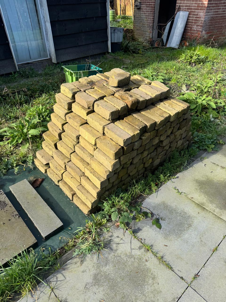 Klinkerkeien geel ca 400 stuks