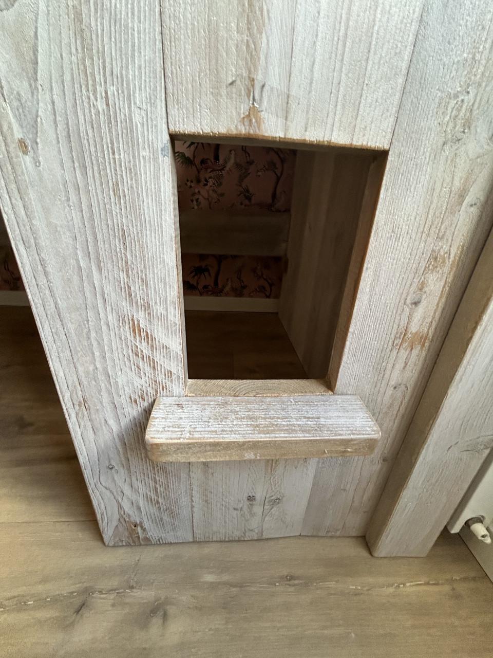 Hoogslapen van steigerhout