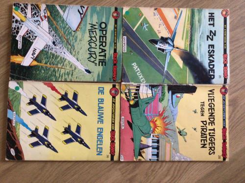 Stripboeken Buck Danny 4 stus zie foto