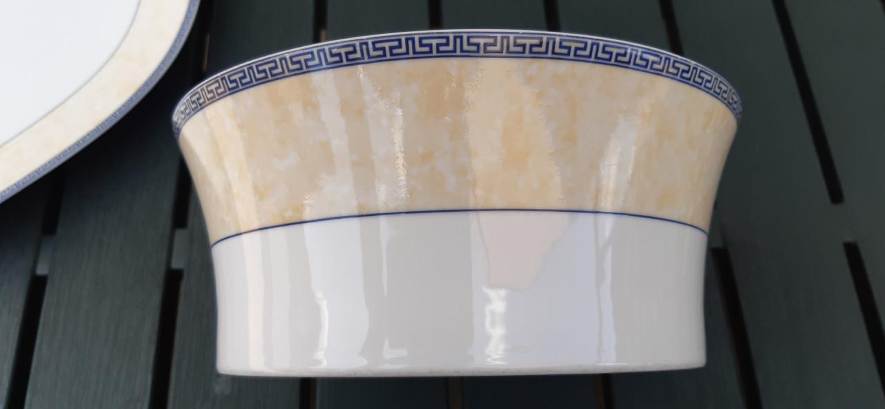 Ovale schaal + ronde kom