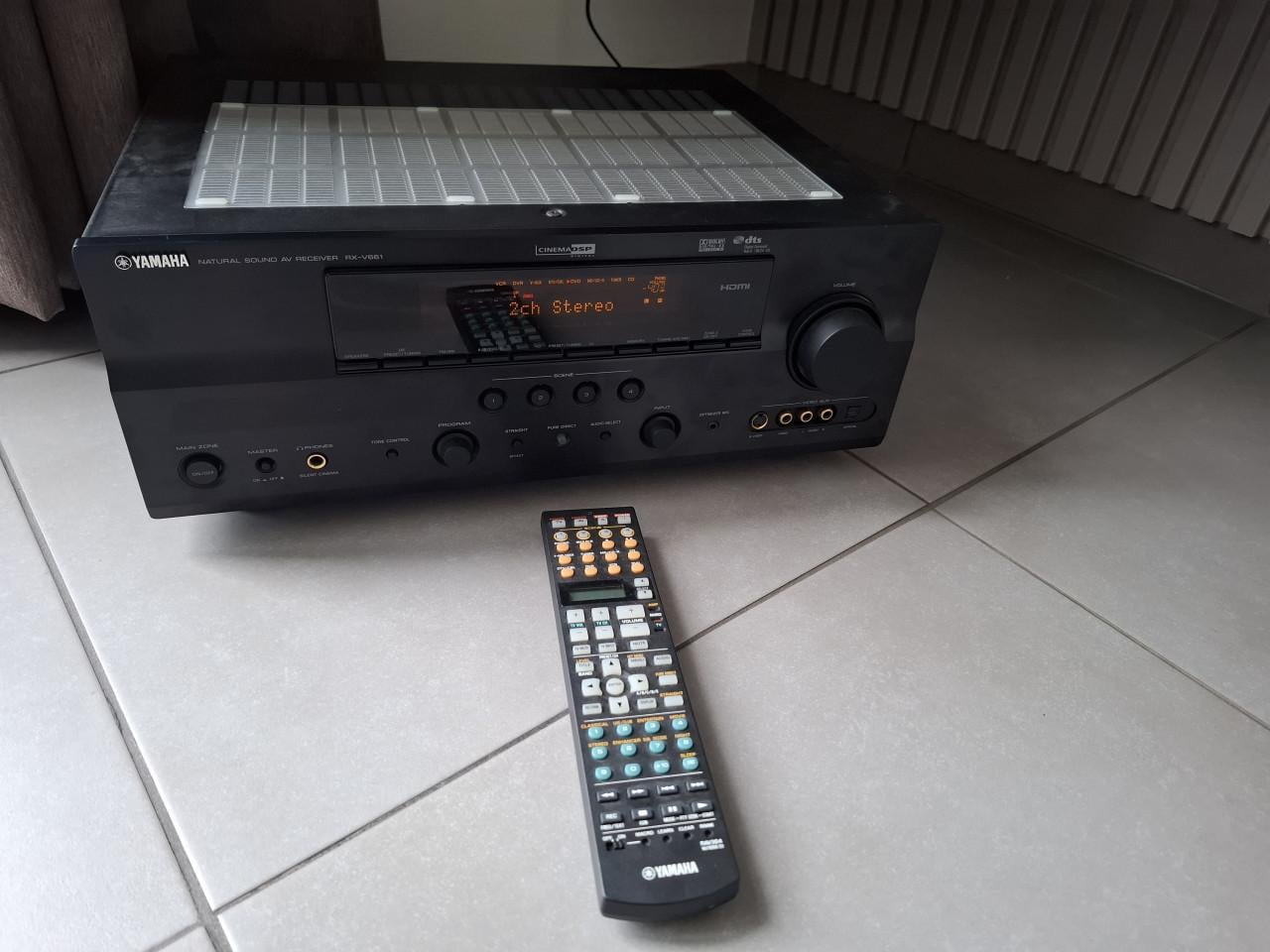 Yamaha RX-V661 Natural Sound AV Receiver met afstandsbediening