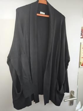 Zwarte open cardigan/vest maat 42 van het merk Street One