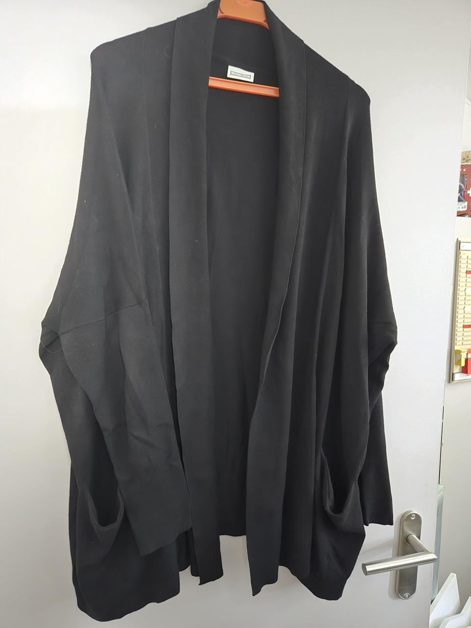Zwarte open cardigan/vest maat 42 van het merk Street One
