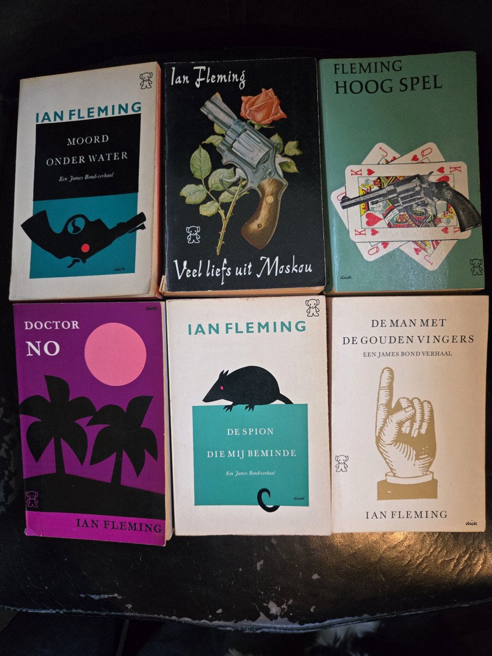 6 Boekjes James Bond :  Ian Fleming