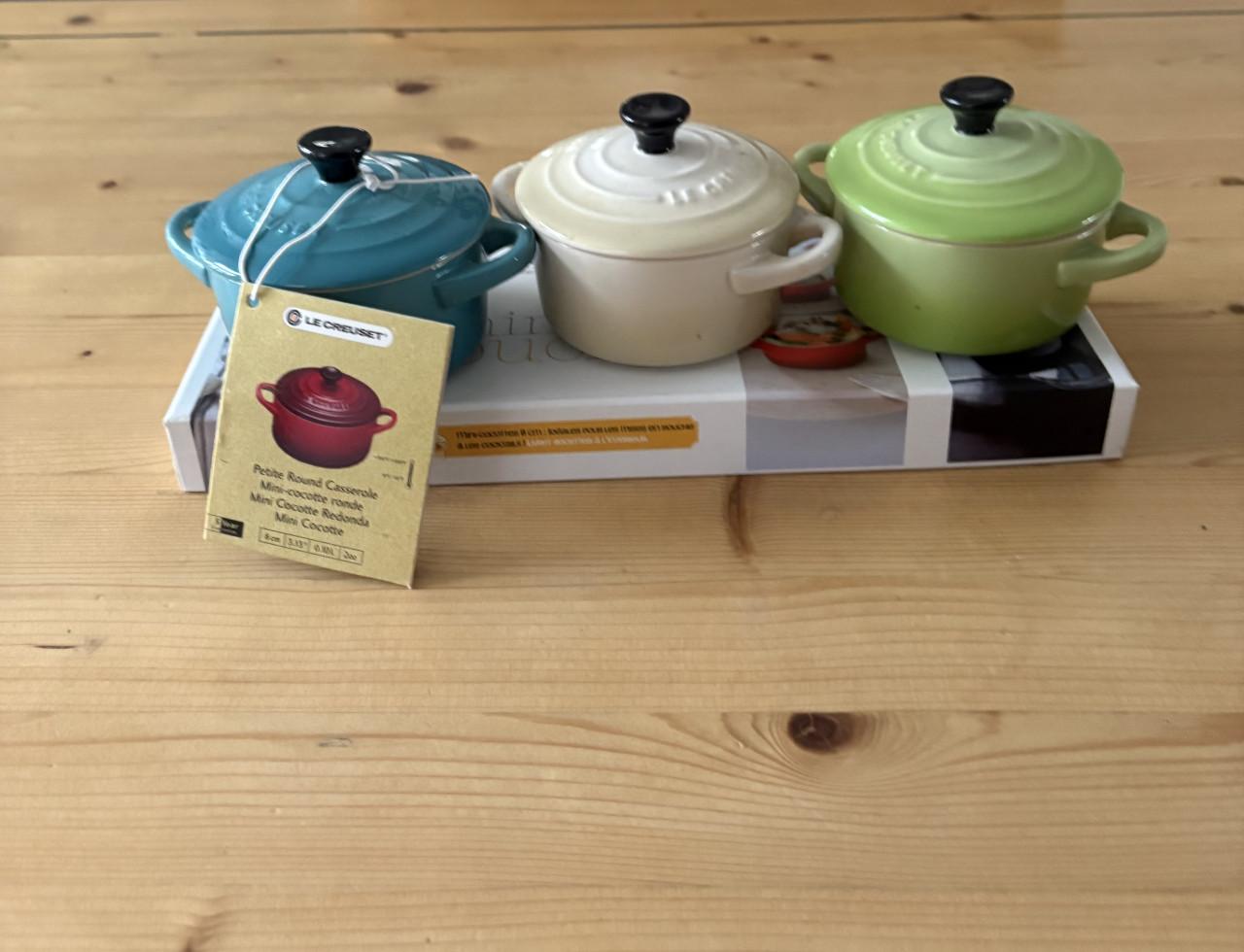 Pannetjes (aardewerk) mini bouche le creuset