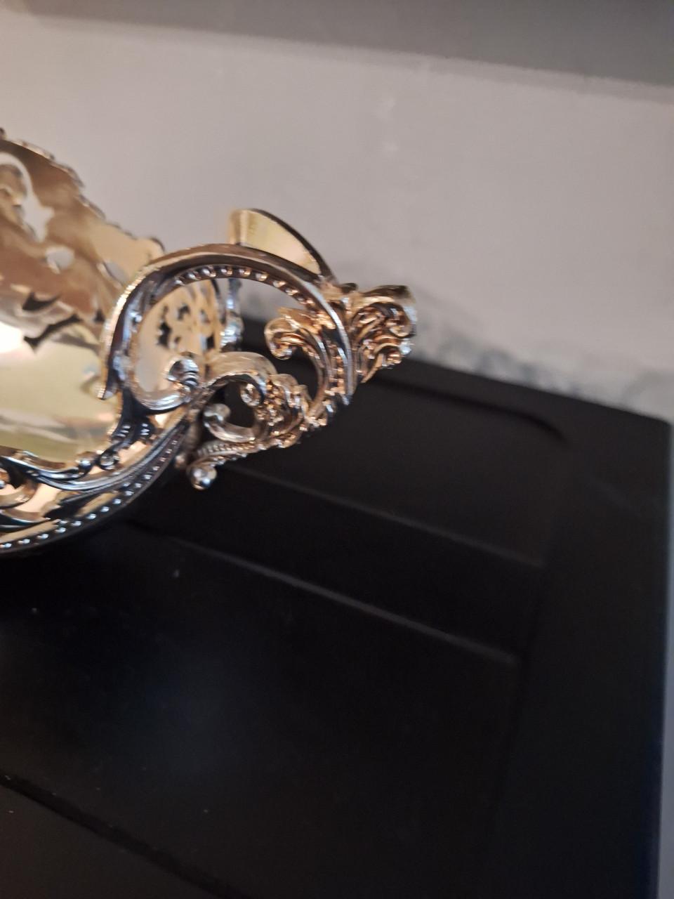 Mooie verzilverde schaal