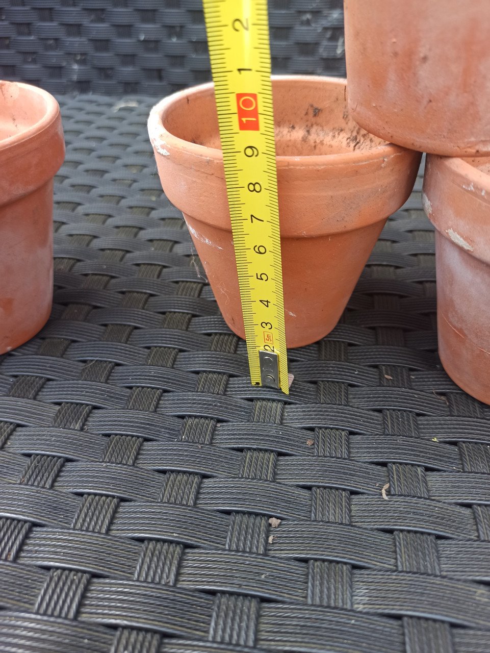 Bloempotjes (14x) terracotta