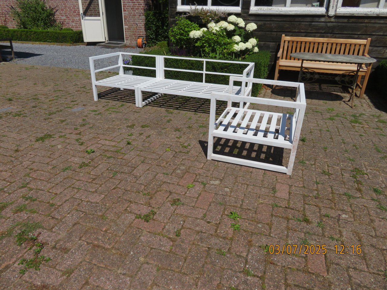 Lounge set zonder kussens