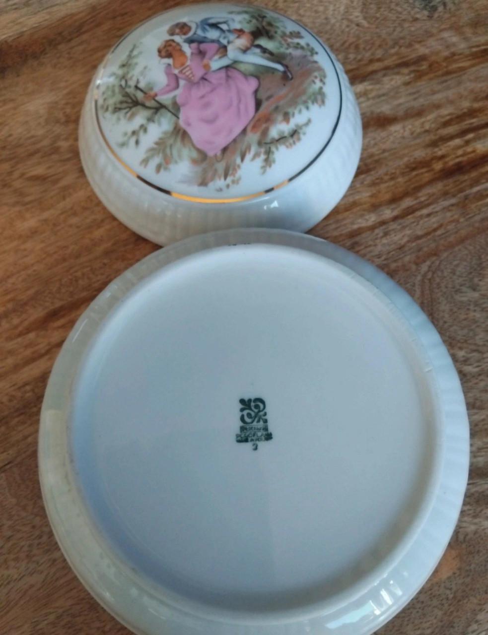 Vintage Porselein Deksel-schaaltje