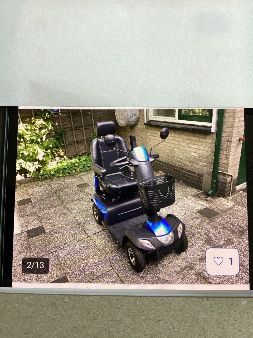 Scootmobiel Invacare Orion 4 wielig