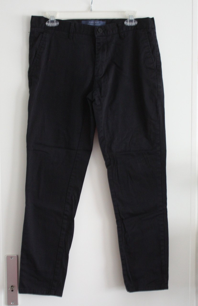 Zwarte chino broek maat 40