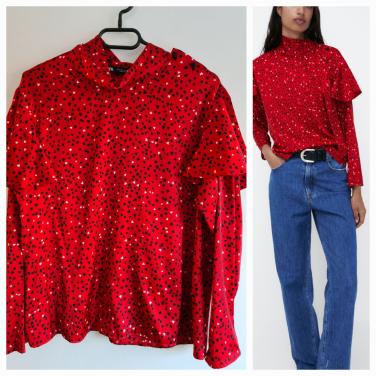 Nieuwe rode blouse van Zara Maat M