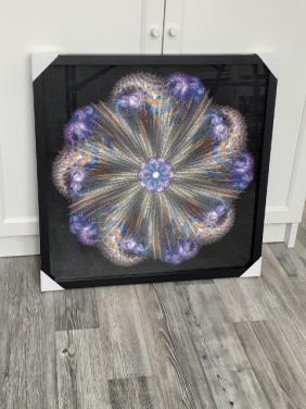DIAMOND PAINTING INGELIJST 50 x 50 cm.
