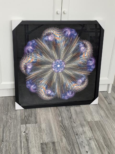DIAMOND PAINTING INGELIJST 50 x 50 cm.