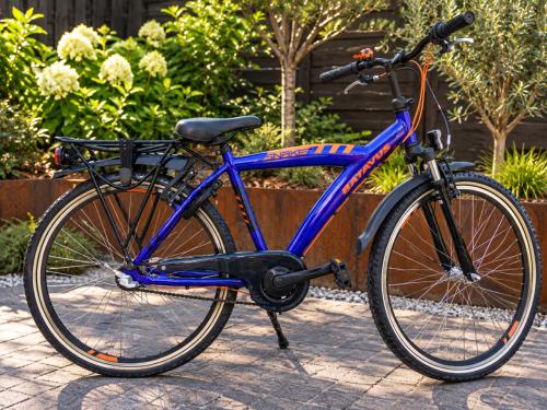 🚲 Batavus Snake Jongensfiets – 26 inch – 3 Versnellingen Blauw/Oranje 💙🧡
