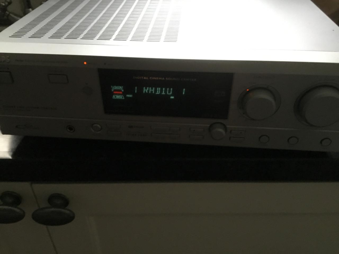 Philips FR984 Surround receiver incl speakers/subwoofer