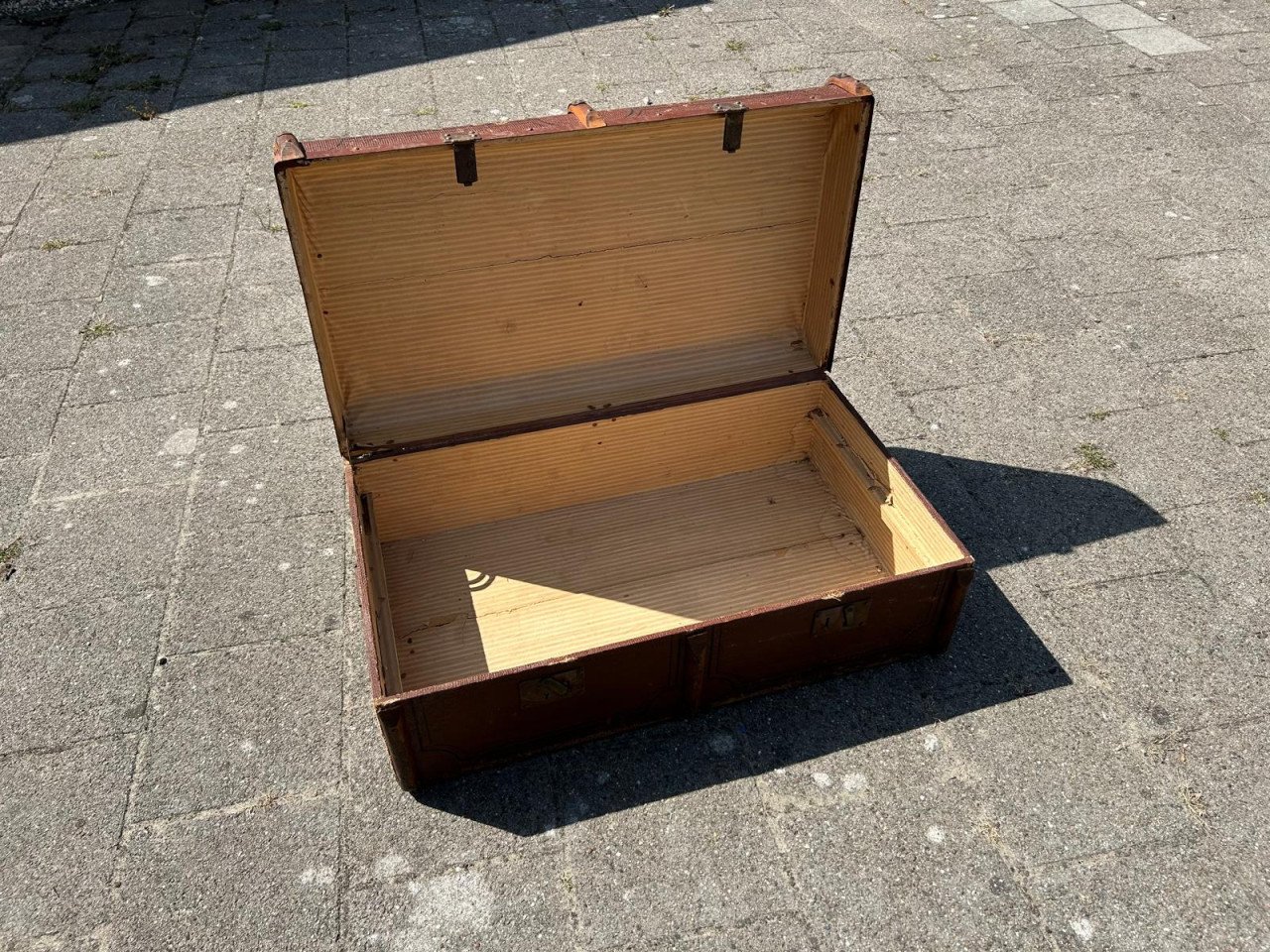 Oude hutkoffer