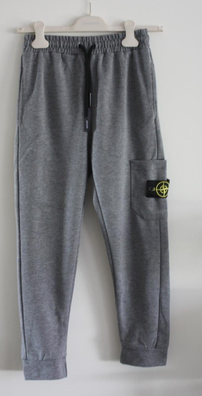 Grijze  broek maat 176