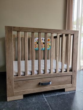 Kidsmill Brent Box Met Lade Oldwood + eventueel boxmatras & hoes (Kidsmill)