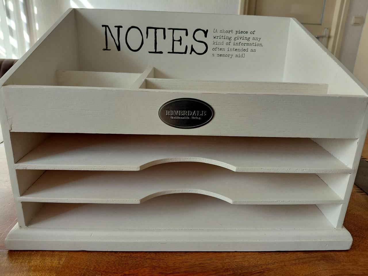 Riverdale postbak bureau organizer