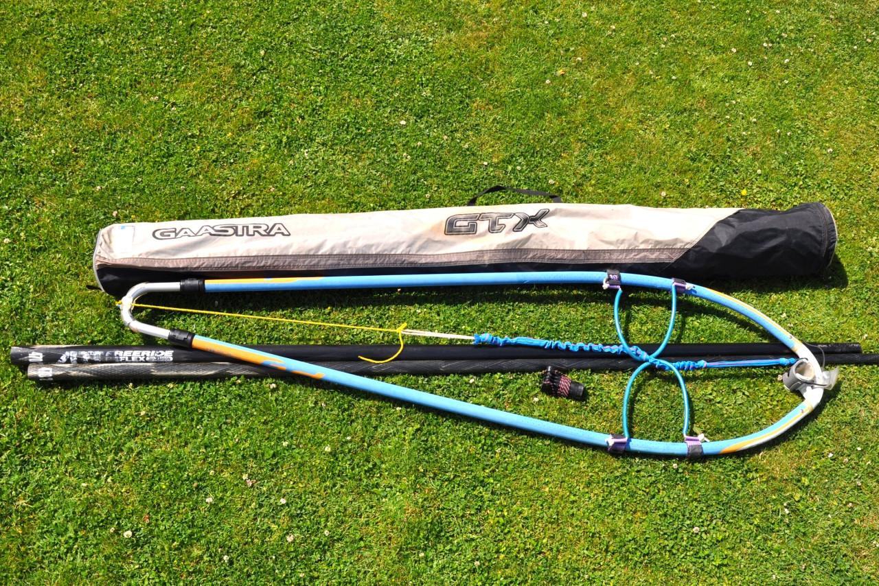 Gaastra 7.0m2 Freerace set (zeil, mast, giek, mastvoet)