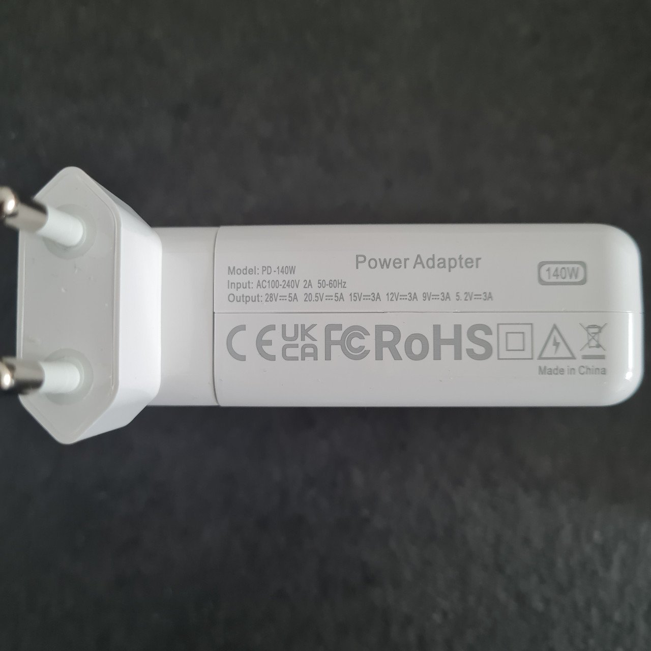 Voeding adaptor usb c