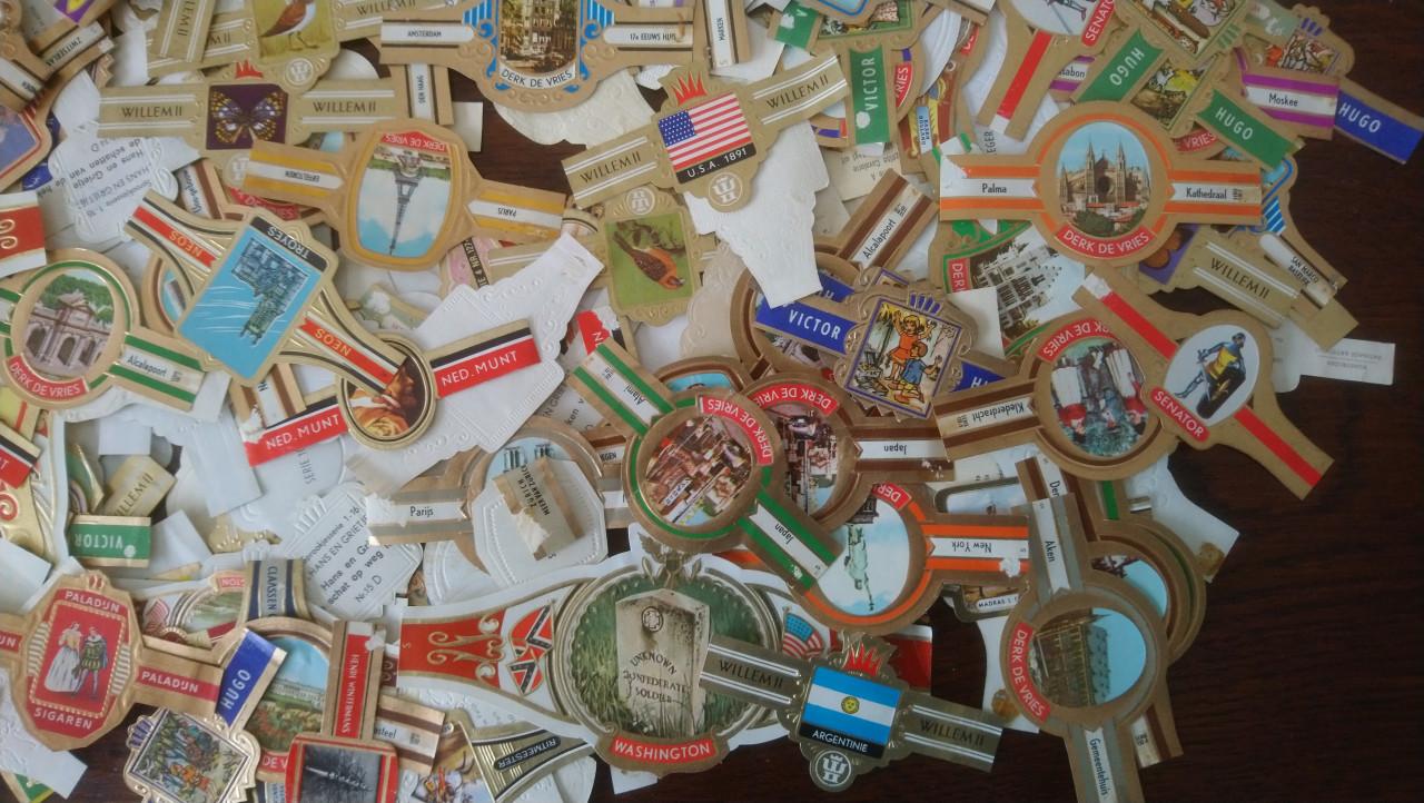 Verzameling sigarenbandjes