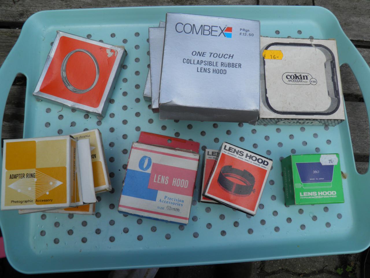 Diverse analoge accesoires voor analoge cameras