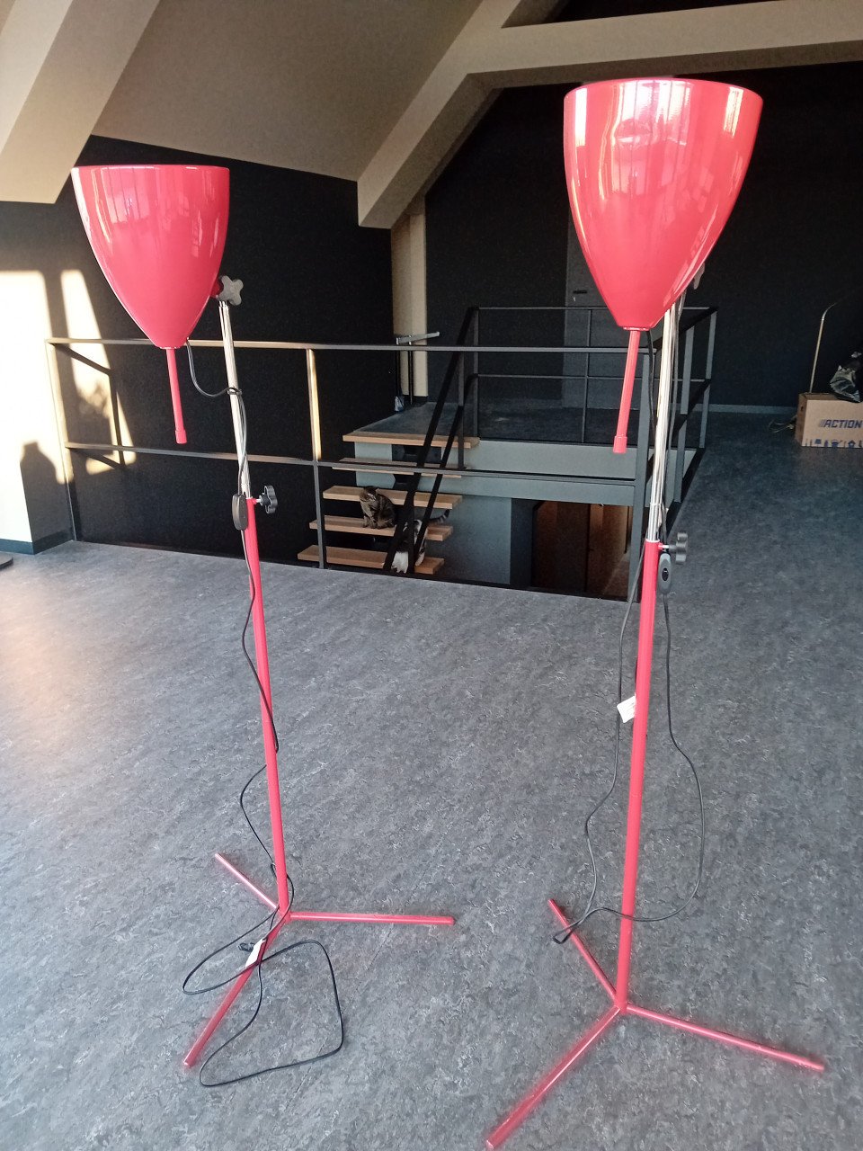 2 staande lampen